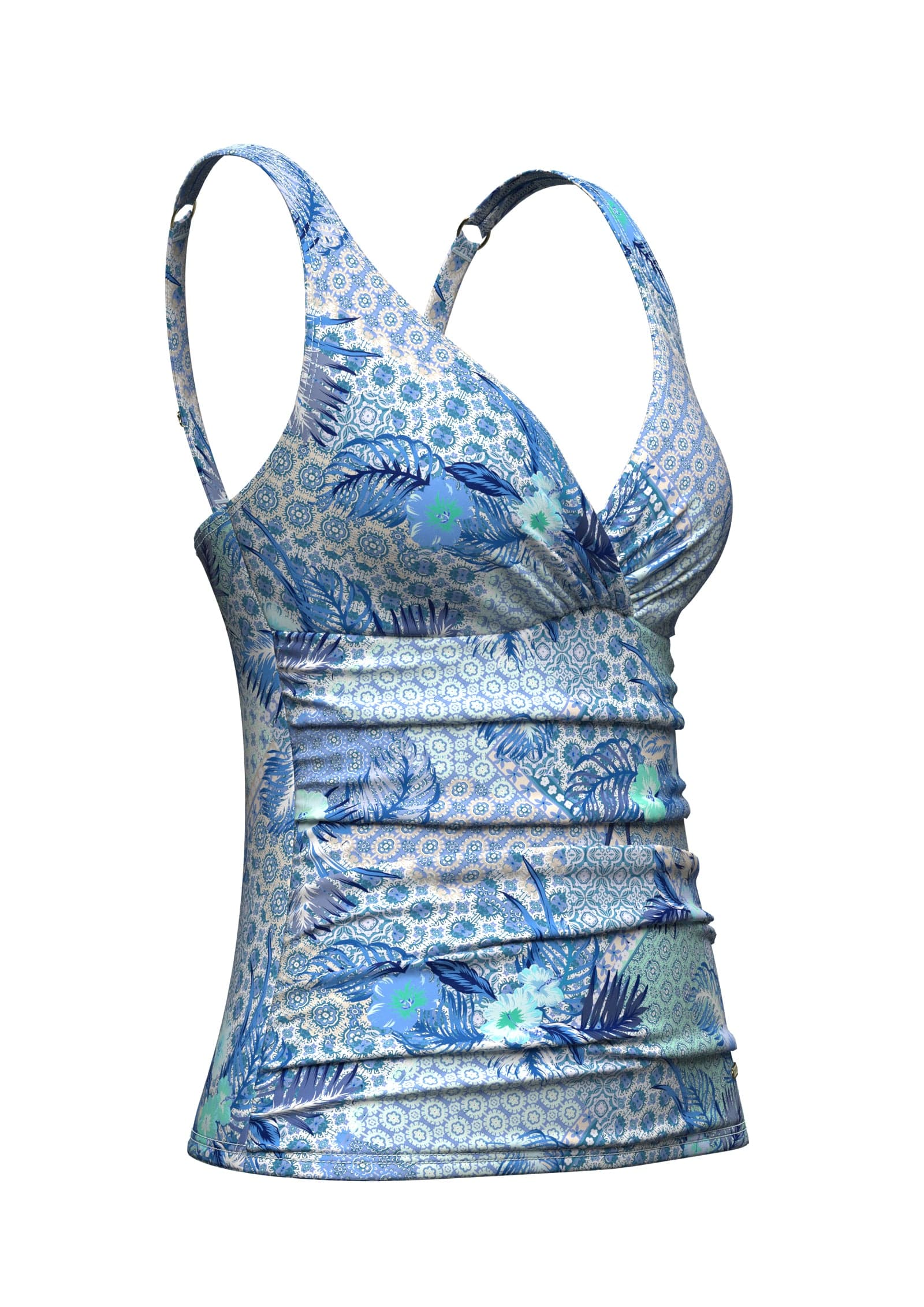 Sunseeker Bohemian Beauty Turkish Sea Plus Cup Tankini Top