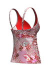 Plus Cup Bikini Tops Bohemian Beauty Persian Red Plus Cup Tankini Top - Sunseeker