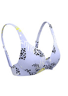 Sunseeker Elevated Animal Persian Violet Plus Cup Underwire Bikini Top