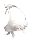 Bikini Tops Core Solid Off White Halter Bikini Top - Sunseeker