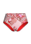 Bikini Bottoms Bohemian Beauty Persian Red High Waisted Full Classic Pant - Sunseeker