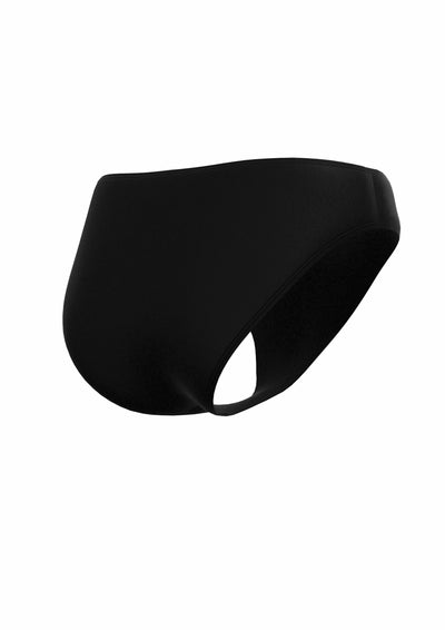 Bikini Bottoms Core Solid Black Classic Pant - Sunseeker
