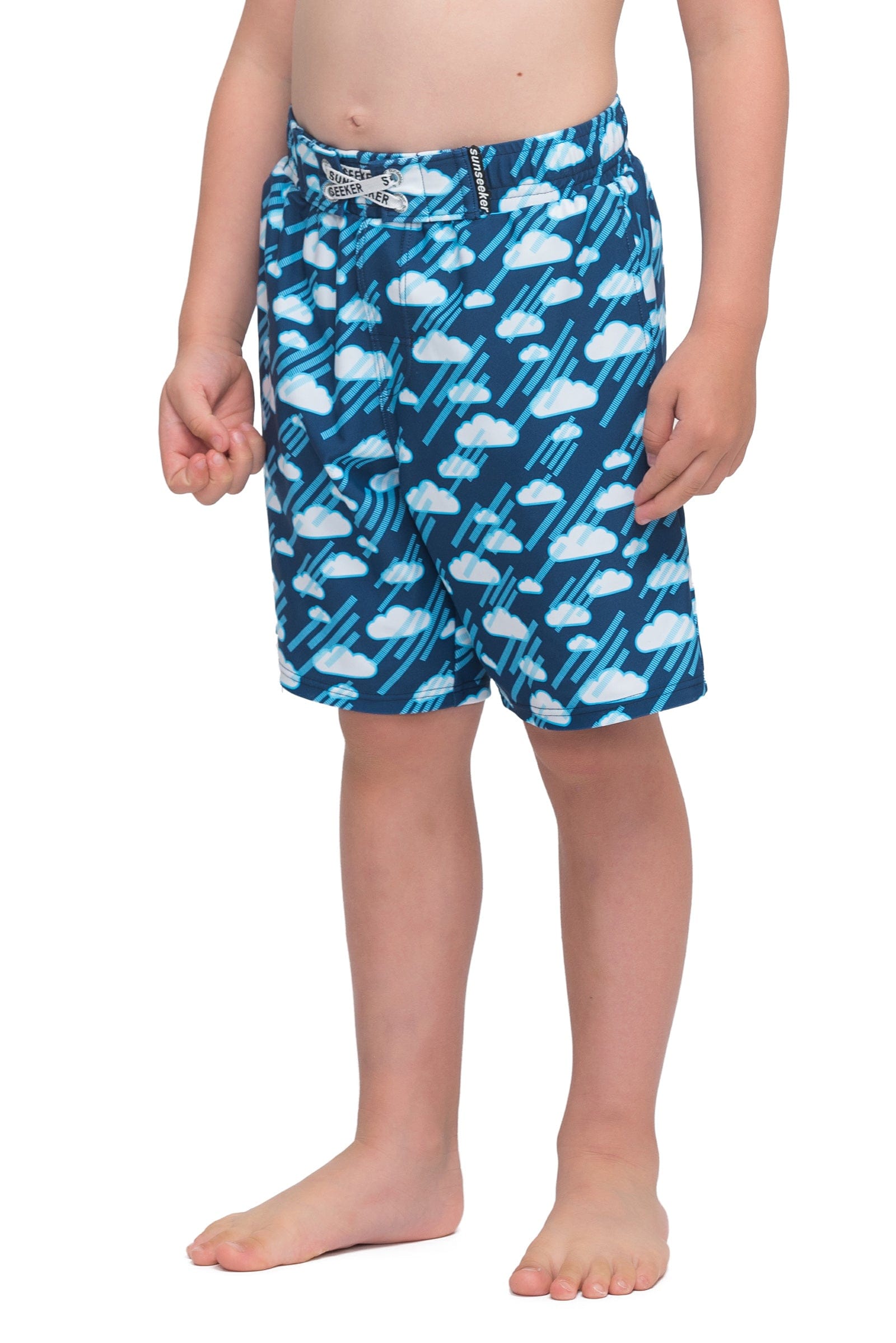 Sea short sleeve swim shirt with hat - Sunseeker