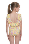 Girls Swimsuits Butterfly ruffles swimsuit - Sunseeker