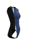 Onepiece Sports Navy Sleeveless One-piece Swimsuit - Sunseeker